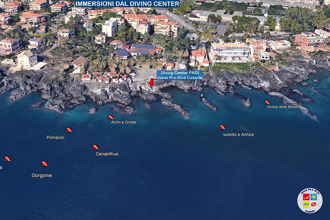 2 Dives from Diving Center (with full equipment) - Two underwater sessions in a Sicilian lava bay