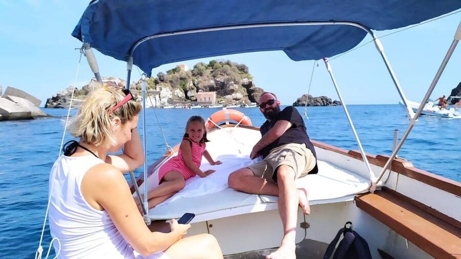 Aci Trezza boat tour sunset and dinner sicilian family home - Lachea Island and the protected archipelago