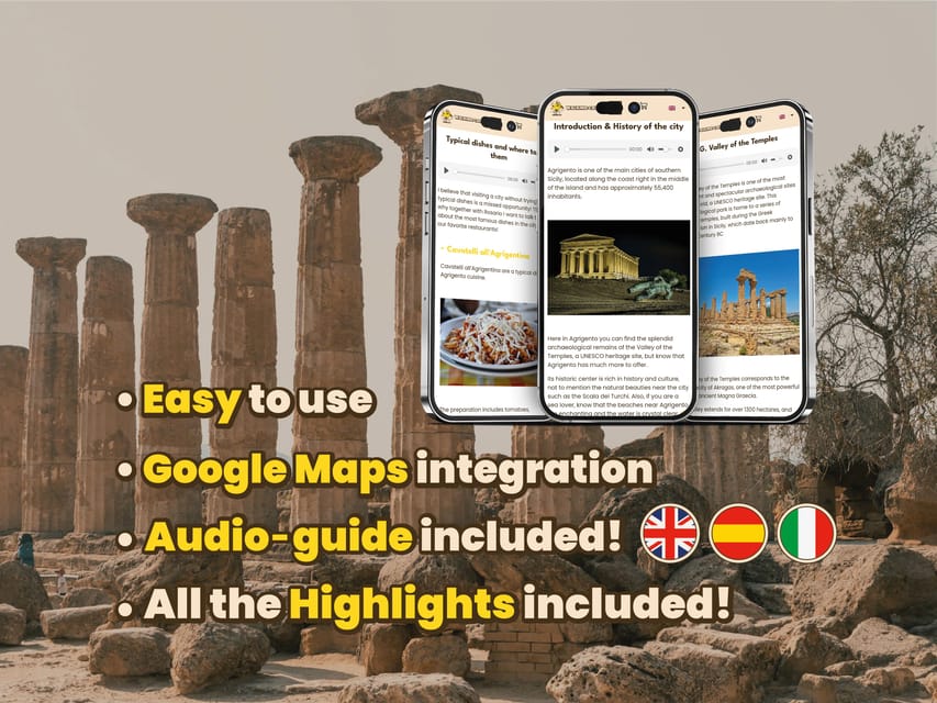 Agrigento: Digital guide made with a Local for your tour - Local food advice built into the walk