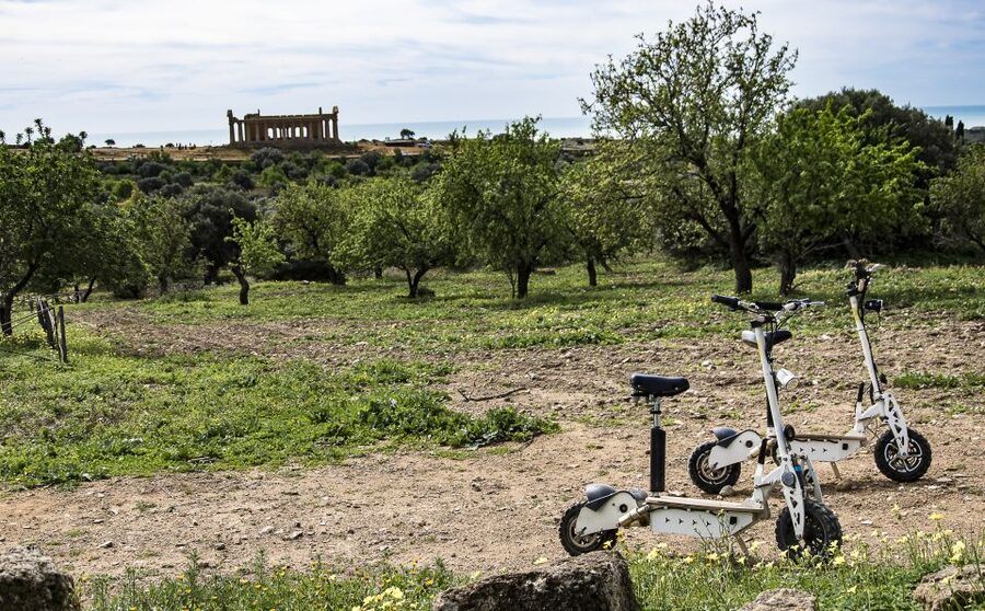 Agrigento: Valley of the Temples E-Scooter Tour - The route along the Via Sacra