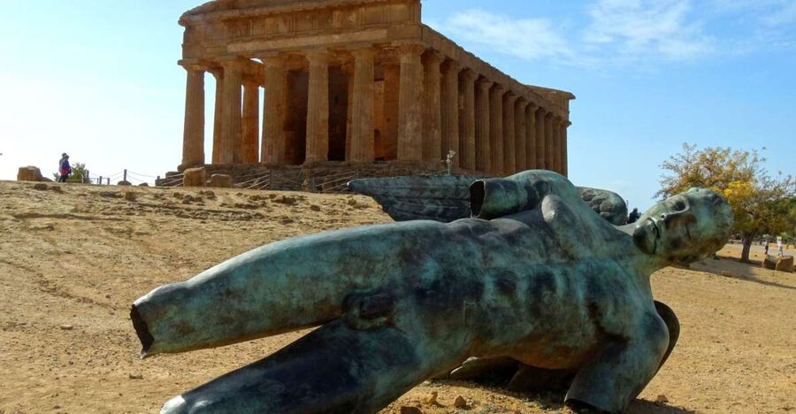 Agrigento: Valley of the Temples Private Tour - The Temple of Zeus shows the scale of the lost city