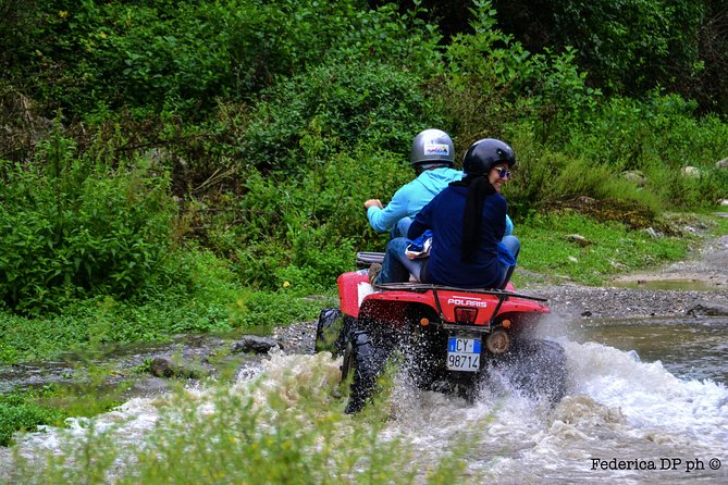 Alcantara Valley Off-Road Quad Bike - Ancient lava beside the Alcantara River
