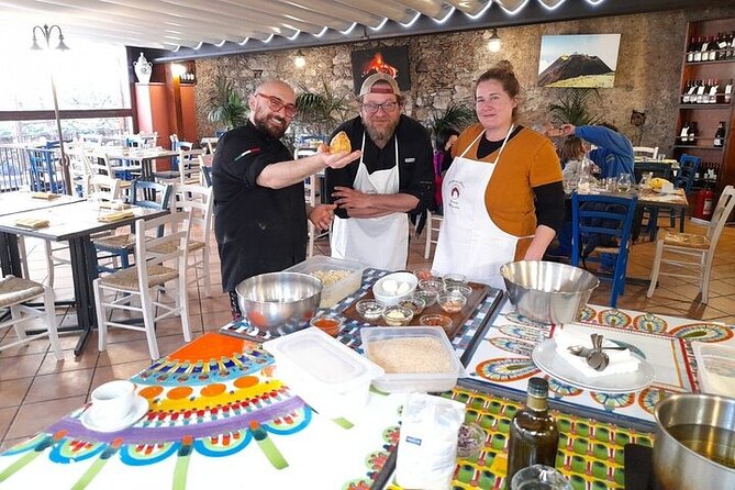 Arancino Making Class in Taormina - Preparing the rice, filling, and shape