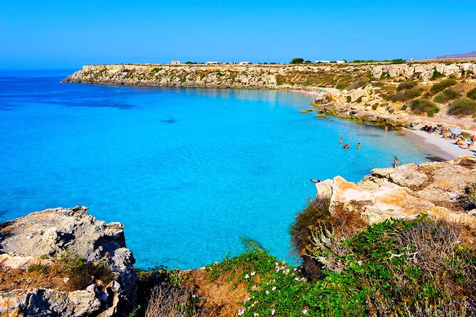 Boat tour Excursion from Trapani to Favignana and Levanzo 8 hours - Cala Rossa, one of Favignana’s famous coves