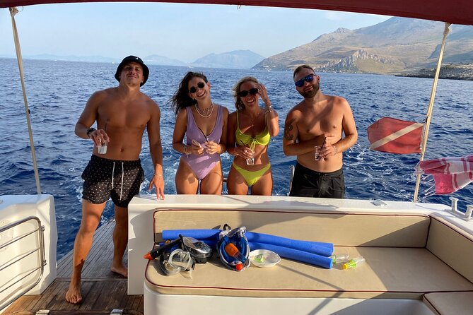Boat tour to the gypsy reserve and Scopello stacks - Scopello Faraglioni and the aperitif stop