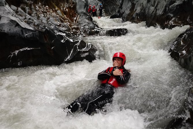 bodyrafting Alcantara gorges - When the current takes over