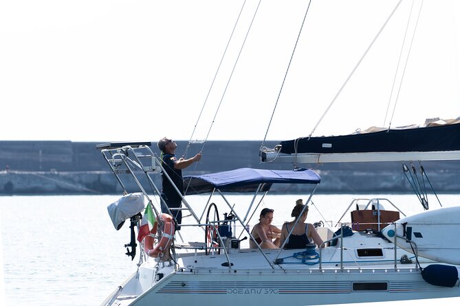 Catania boat tour along the coast with aperitif and snorkeling - Wind, seasickness, and safety