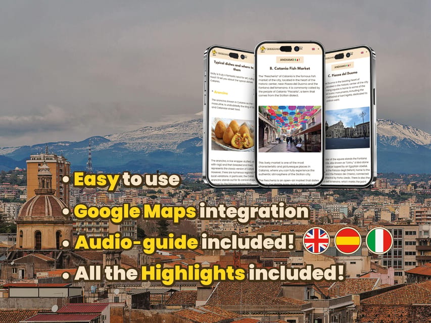 Catania: Digital guide made with a Local for your tour - From major monuments to small local details