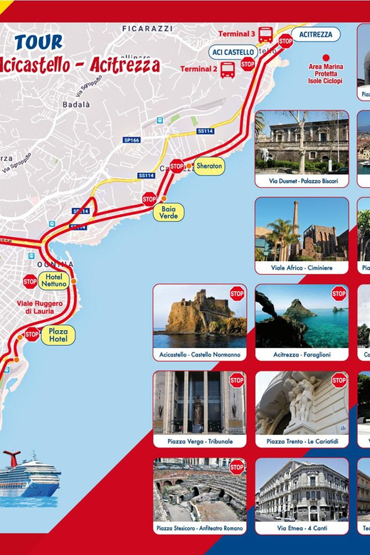 Catania: Hop-On, Hop-Off Bus to Acicastello and Acitrezza - Acicastello and its Norman castle