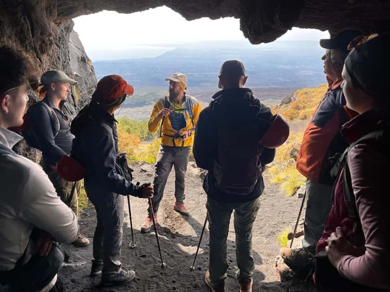 Catania: Mount Etna Adventurous Tour with a Volcano Guide - Views toward smoking craters and the Ionian Sea