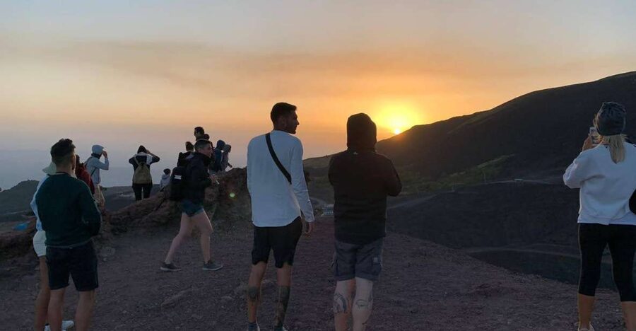 Catania: Sunset Jeep Tour of Mount Etna and Lava Flow Caves - A sunset on Etna with more than one viewpoint