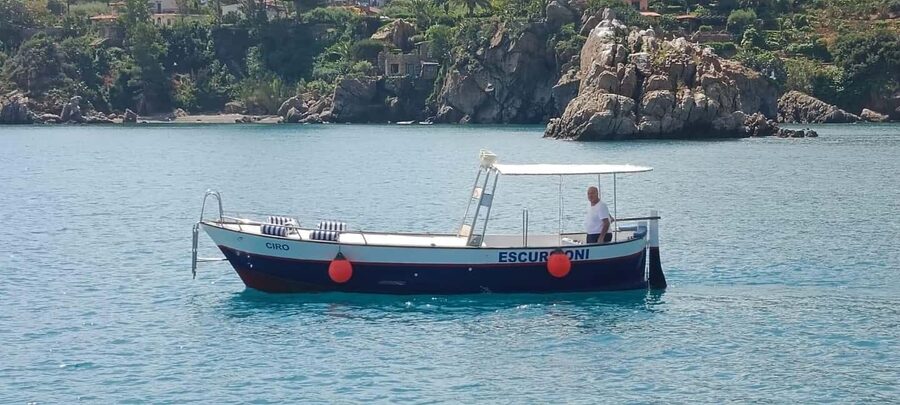 Cefalù: boat ride with swimming and aperitif - Mazzaforno Beach, the first swim stop