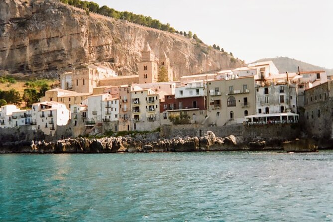 Cefalú Boat Tour - La Rocca, the cathedral, and the old port from sea level