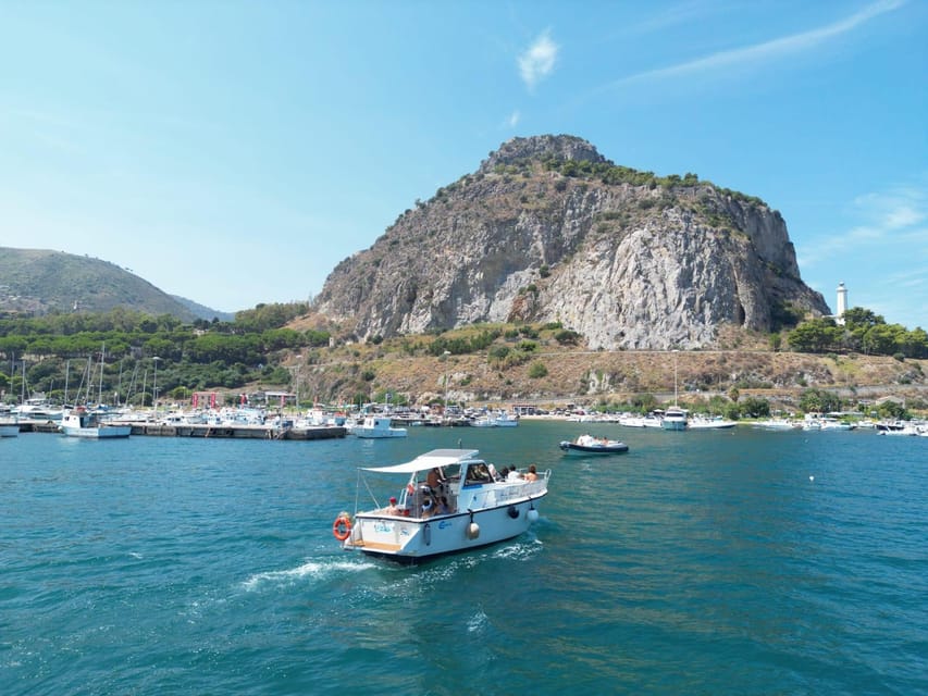 Cefalù: Mini Yacht with Snorkel Stops, Caves and Aperitif - Meeting at Eolo Café in the Presidiana port