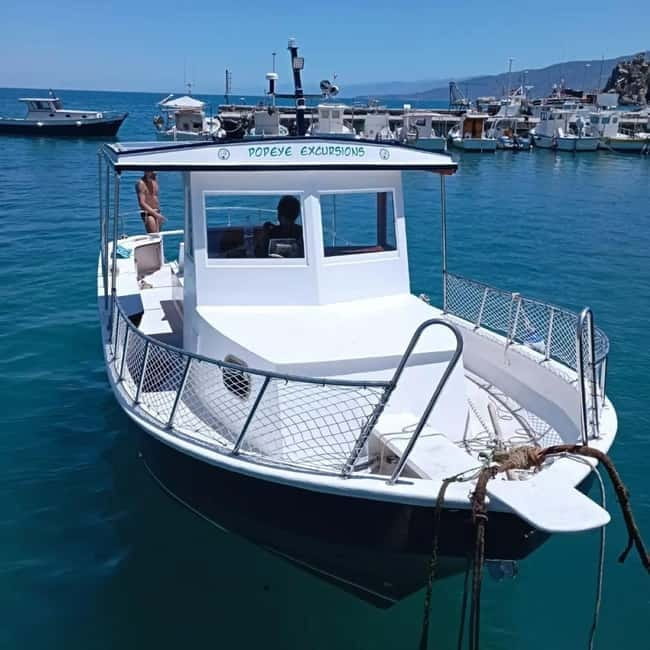 Coastal Sightseeing Cruise with Snorkeling and Aperitif - Meeting at Eolo Café in Presidiana