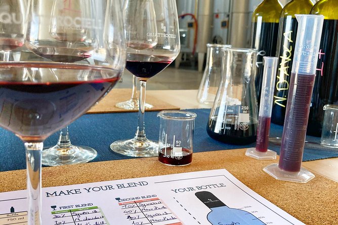 Create Your Perfect Blend with Our Wines. - Local food keeps the tasting grounded