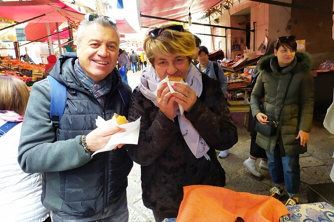 Discover Palermo in 3 hours. Art, history, markets and street food - Piazza Olivella and the city’s older layers