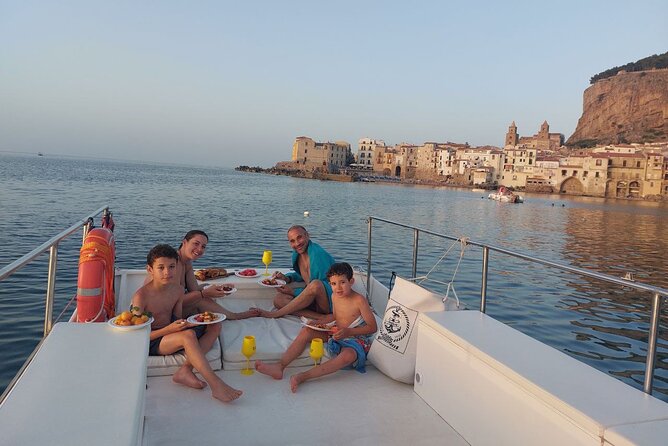 Discovering Cefalù's Coastline Activity on a Mini Catamaran - Who will enjoy this catamaran most