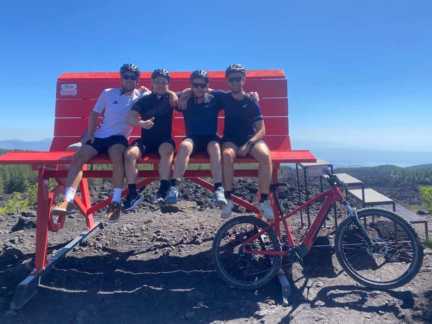 E-mtb tour through lava flows and down to Alcantara gorges - Key points at a glance