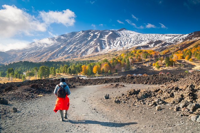 Easy North Etna Hike - Entering the 50-meter lava tunnel