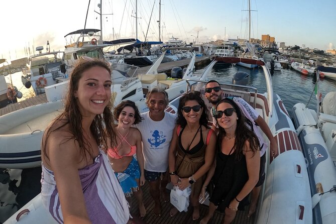 Egadi Islands Boat Tour: Favignana and Levanzo with Lunch - The sunset toast near Cala Fredda