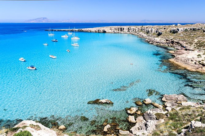 Egadi Sail Boat Tour to Favignana and Levanzo from Trapani - Levanzo’s white houses at Cala Fredda