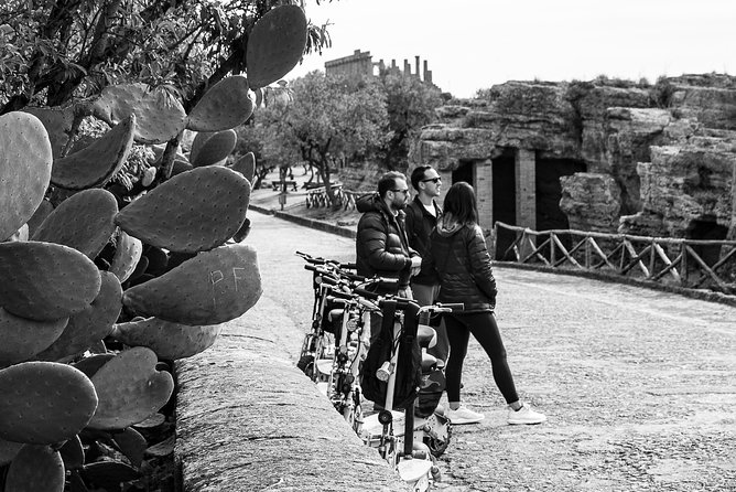 Electric scooter tour inside the Valley of the Temples Agrigento - Riding conditions: easy scooters, imperfect paths