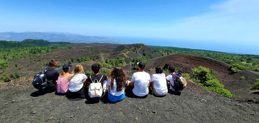 Etna excursion from Taormina and surroundings - Walking through the 2002 eruption zone