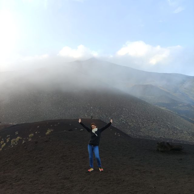 Etna excursions at sunset ancient craters and lava flows - The 2-kilometer trail through old and recent lava
