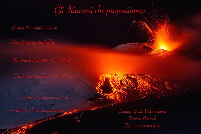 Etna North excursions departing from Piano Provenzana - What the three-hour walk is like
