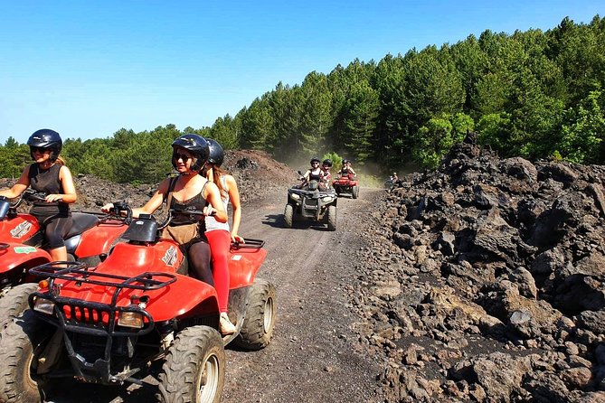 Etna quad tour - half day - Walking through the lava cave and tunnels