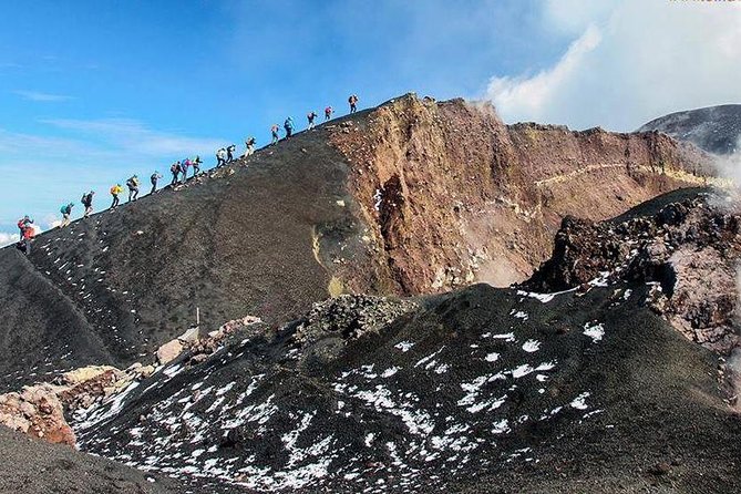 Etna, Summit Craters - The descent through ash and the Valle del Bove