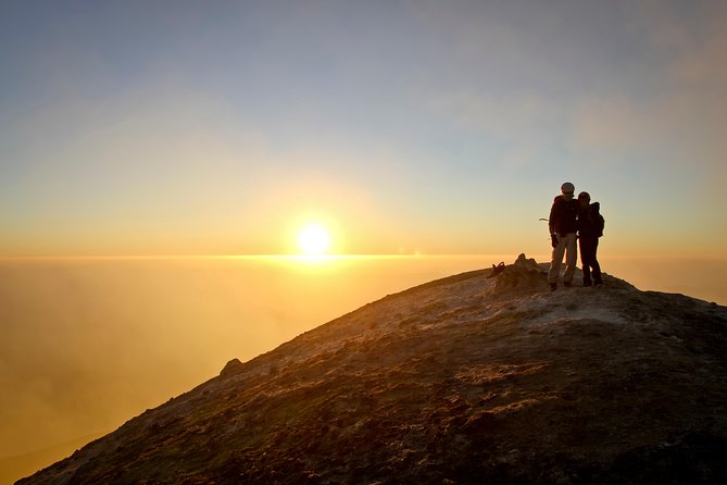 ETNA - Sunset at high altitude - Riding the cable car to 2,500 meters