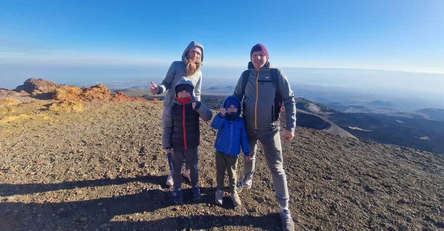 Etna walking tour, visit of a lava tunnel, Arancino tasting - Seeing Etna through its craters and lava flows