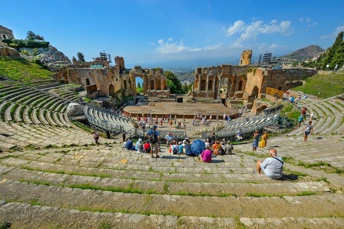 ETNA & WINE, TAORMINA TOUR FD from CATANIA (GUIDE and LUNCH Included) - Free time along Taormina’s medieval course