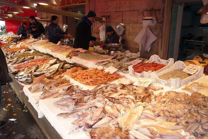Excursion HALF DAY- Syracuse Greek Theatre and the island of Ortigia. - Ortigia Market: Syracuse through food and voices