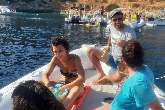 Favignana and Levanzo: Island tour by rib boat from Trapani - Grotta del Bue Marino and Favignana’s old quarry coast