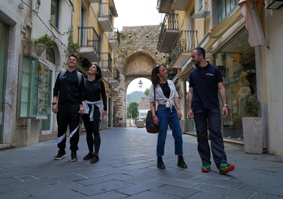 From Catania: Full-Day Mount Etna and Taormina Tour - Entering Grotta dei Tre Livelli
