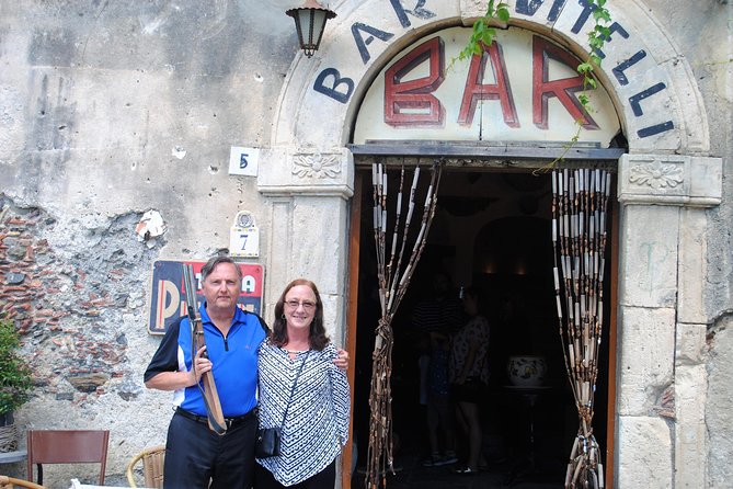 From Catania: Private/Guided Godfather with Appetizer and Pasta - Leaving Catania in a private car