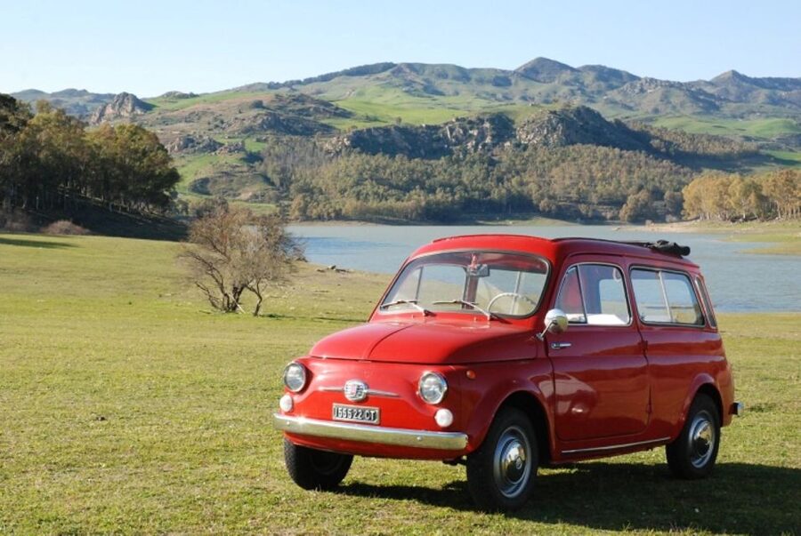 From Catania: Riviera of the Cyclops Tour in a Vintage Car - Acireale’s gardens, churches, and volcanic stone