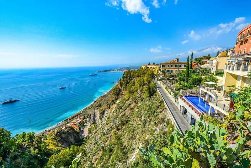 From Catania: Taormina, Savoca, & Castelmola Tour w/ Lunch - Transport, timing, and group size