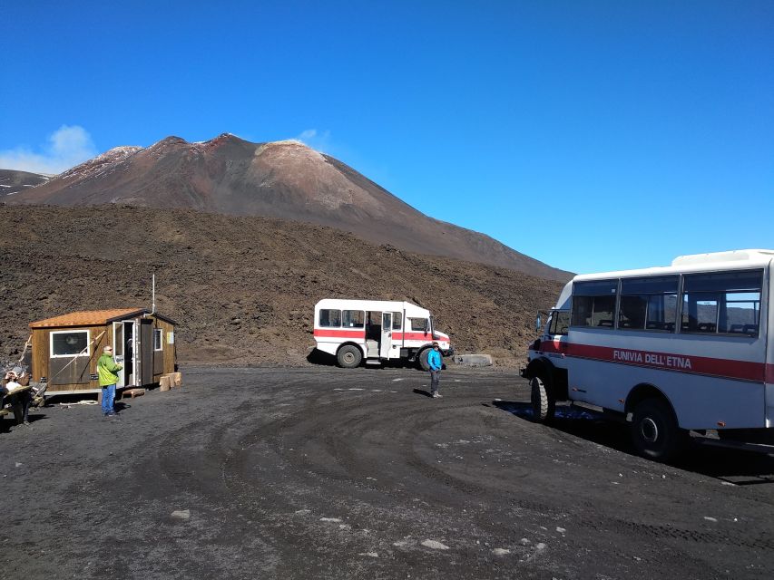 From Taormina: Etna Summit Area, Lunch & Alcantara Tour - Walking among craters with two kinds of guides