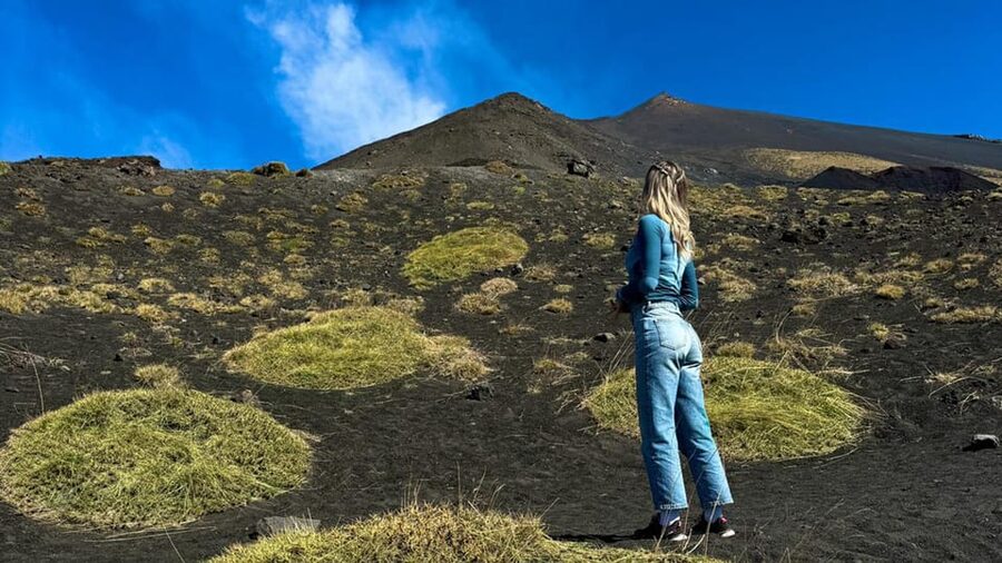 From Taormina: Etna Tour with Hiking, Cave Visit, & Tastings - Entering Grotta dei Tre Livelli