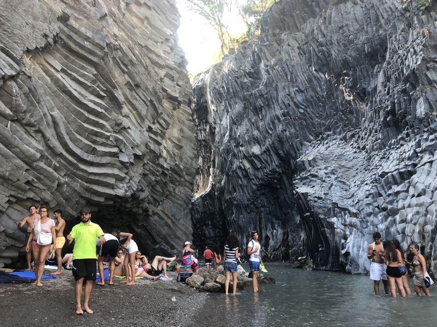 From Taormina: Full-Day Etna, Wine & Alcantara Canyons Tour - Timing, clothing, and small practical details