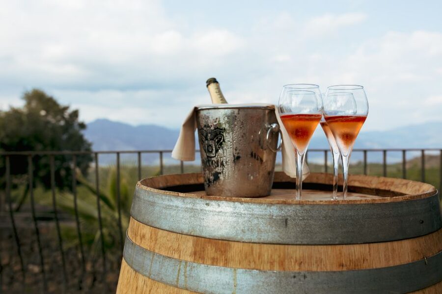 From Taormina: Mount Etna Food and Wine Tasting Tour - The family winery and its first tasting