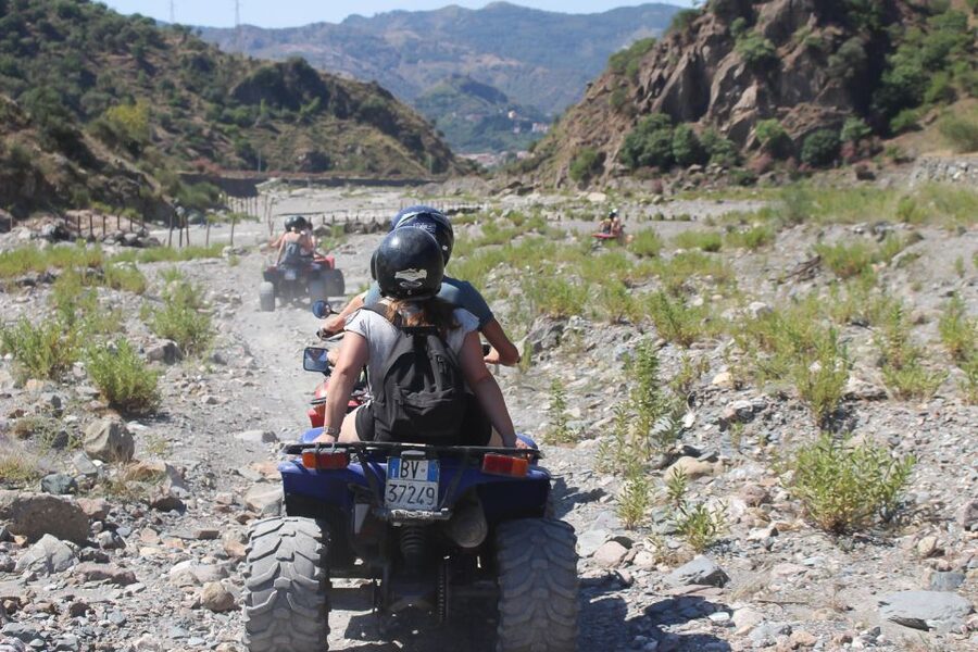 From Taormina: Off-Road ATV Tour Alcantara & Mount Etna - Linguaglossa and Moio Alcantara crater