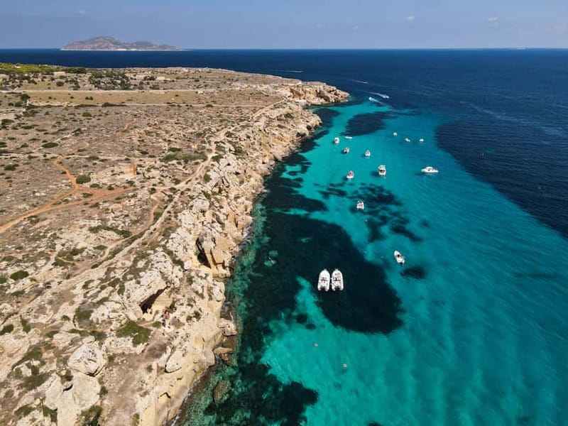 From Trapani: Egadi Islands Favignana & Levanzo Cruise - Ninety minutes in Favignana village