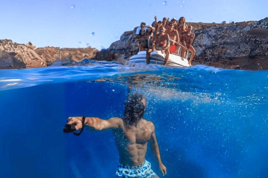From Trapani: Favignana and Levanzo Egadi Island Day Cruise - Two hours in Favignana village