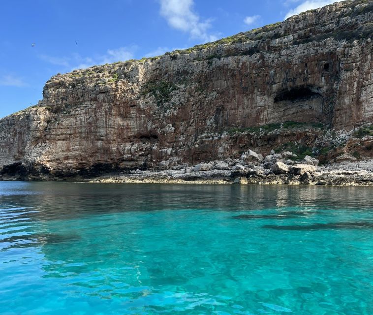 From Trapani: Favignana and Levanzo Full Day Cruise - Cala Fredda and Cala Minnola