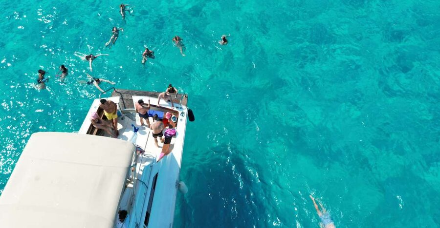 From Trapani: Favignana and Levanzo Yacht Tour with Stops - What the $108 price includes